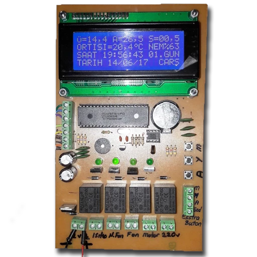 Kuluçka Kontrol Kartı - 4 x 20 LCD'li ürün görseli