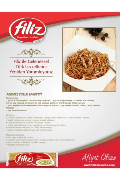 FİLİZ FİLİZ Ekonomik Büyük Boy Aile Makarna Paketi 20-parça - 4