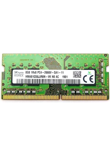 Skhynix 8 GB 2666 MHz CL19 HMA81GS6JJR8N-VK DDR4 Ram