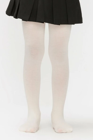 PENTİ PRETTY EXTRA COTTON KÜLOTLU ÇORAP BEYAZ 6-8 YAŞ - Resim 3