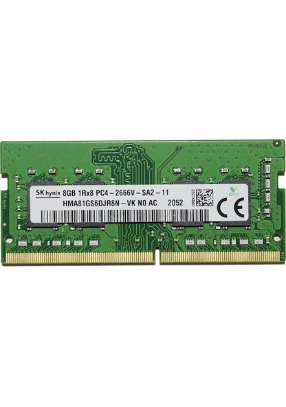 Skhynix 8 GB 2666 MHz CL19 HMA81GS6DJR8N-VK DDR4 Ram