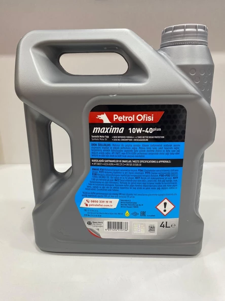 Petrol Ofisi Maxima Plus 10W40 4Litre Motor Yağı (2024 üretim) - 2