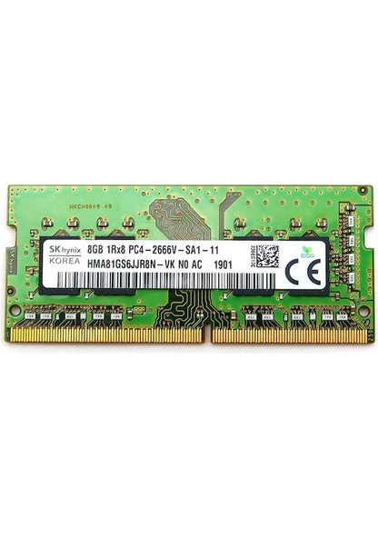 Skhynix 8 GB 2666 MHz CL19 HMA81GS6JJR8N-VK DDR4 Ram - 1