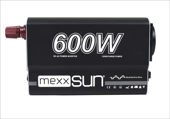 MEXXSUN Modifiye sinüs 12V 600W İnverter İnvertör ürün görseli