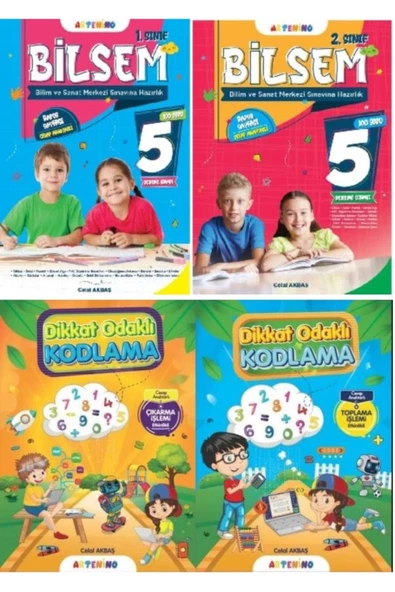 1 -2. SINIF BİLSEM VE DİKKAT ODAKLI ÇIKARTMA-TOPLAMA SETİ ürün görseli