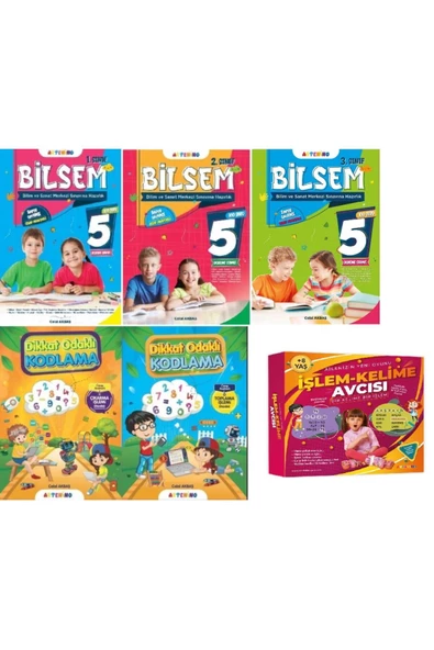 6 + YAŞ BİLSEM SERİSİ İLE AKTİVİTE ve EĞİTİCİ SET ürün görseli