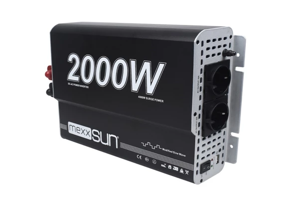 MEXXSUN Modifiye Sinus 12V 2000W İnverter İnvertör - 3
