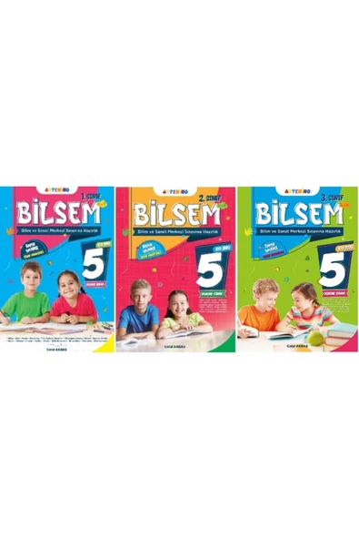1 -2 -3. SINIF BİLSEM SINAVINA HAZIRLIK 3' LÜ SET ürün görseli