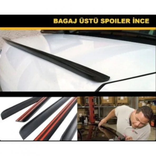 CHEVROLET AVEO UYUMLU BAGAJ ÜSTÜ SPOILER 3,6 CM - 130 CM