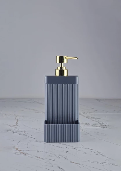 Sünger Hazneli Sıvı Sabunluk - Hazneli Banyo Mutfak Sıvı Sabunluğu - 550 ML - 7