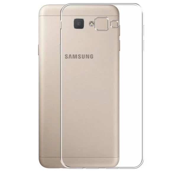 Samsung J7  Şeffaf Cep Telefonu Kılıfı