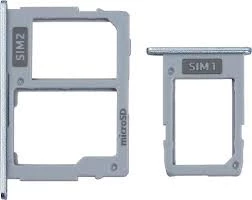 Samsung J8 J810 Sim Kart Kapağı GRİ
