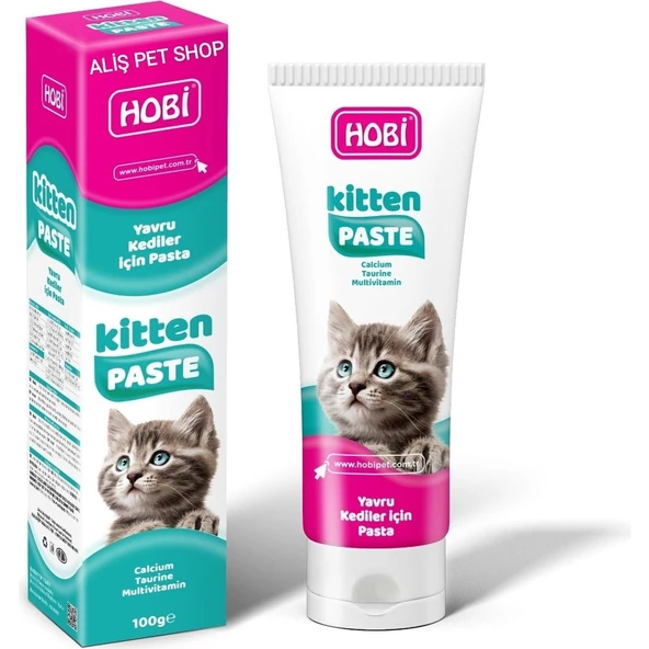 HOBİ Kitten Paste Yavru Kediler Için Multivitamin Pastası 100GR