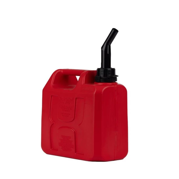 Benzin Bidonu 22 Litre Akaryakıt Mazot Taşıma Doldurm Boşaltma Borulu Plastik Antistatik - 5