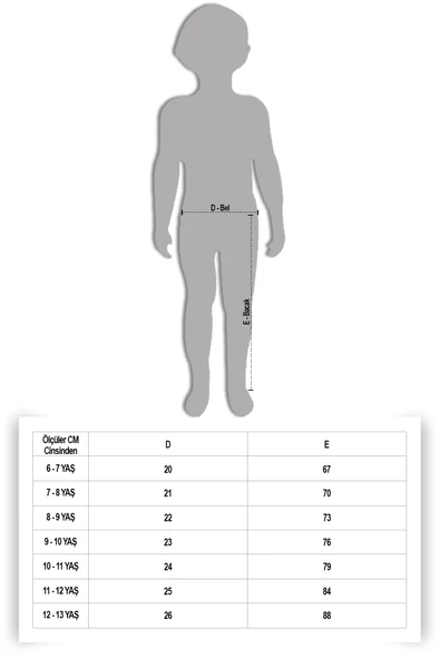 Siyah Geniş Paça Desenli Kız Çocuk Pantolon 19747 - 7