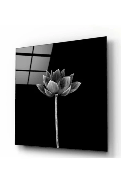 Çiçek Dekoratif ve Modern Cam Tablo
