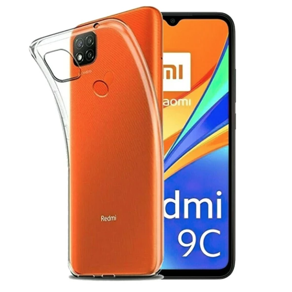 Xiaomi Redmi 9C  Şeffaf Cep Telefonu Kılıfı