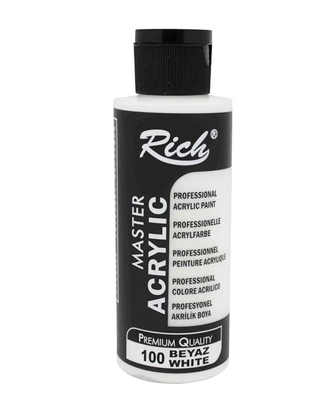 Rich Master Akrilik Boya Beyaz 120ml