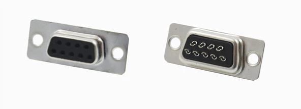 DB9 D-Sub 9 Pin Dişi RS232 Seri Port Konnektör - Resim 3