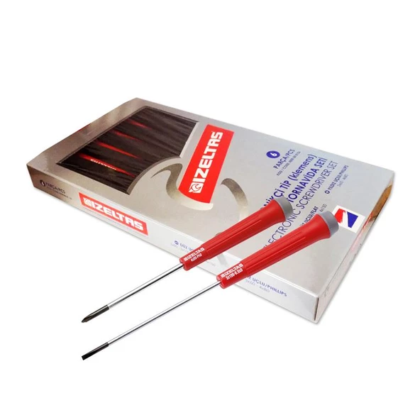 İzeltaş Elektronikçi Tip Klemens Tornavida Seti 6 Parça 4500008106 - 2