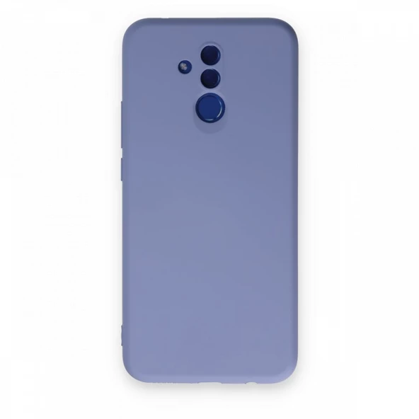 Huawei Mate 20 Lite Lila   Lansman Silikon Cep Telefonu Kılıfı