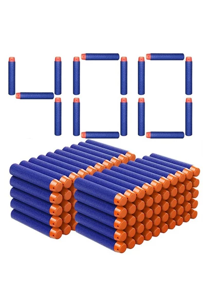 Sünger Mermi 400 Adet Premium Yumuşak Yedek Mermi