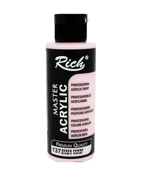 Rich Master Akrilik Boya Bebek Pembe 120ml