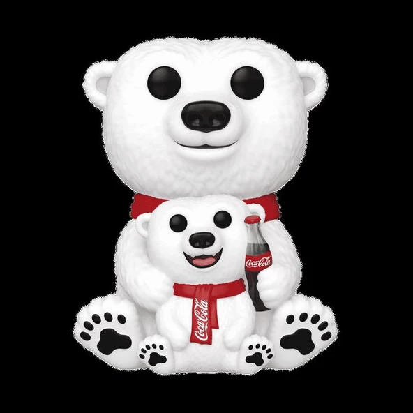 Funko Pop Ad icon Coca-Cola Polar Bear With Cub 241 - Resim 2