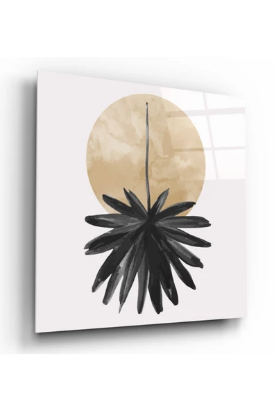 Tropik Tema Dekoratif ve Modern Cam Tablo ürün görseli