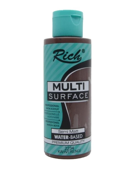 Rich Multi Surface Akrilik Boya Kahverengi 120cc