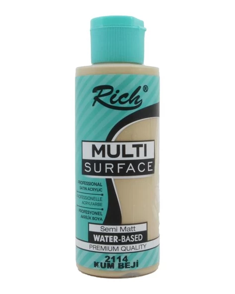 Rich Multi Surface Akrilik Boya Kum Beji 120cc