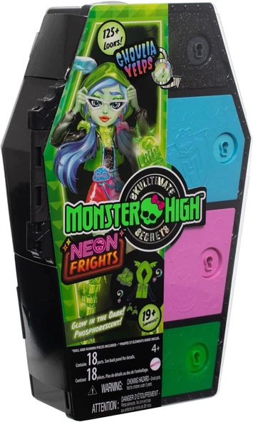 Monster High Neon Frights Bebekler HNF81 Ghoulia - 6