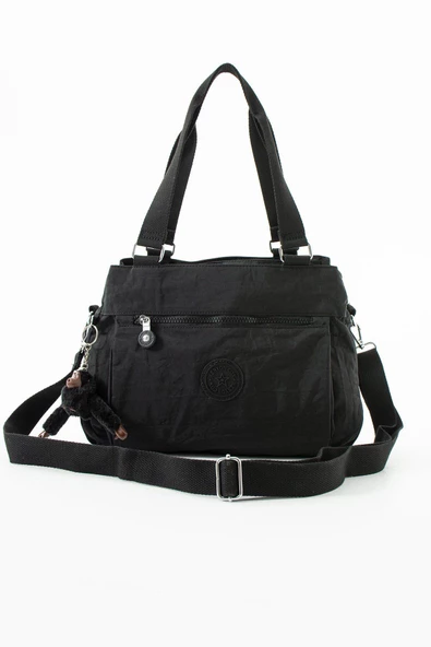 C-1112 Klinkır Kumaş Çapraz El ve Omuz Çantası - 2