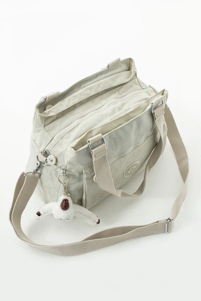 C-1112 Klinkır Kumaş Çapraz El ve Omuz Çantası - Resim 3