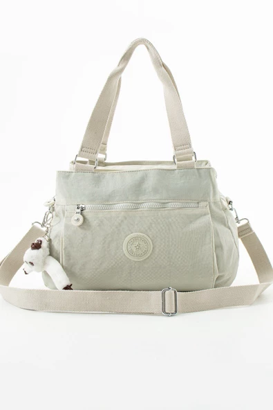 C-1112 Klinkır Kumaş Çapraz El ve Omuz Çantası - Resim 4