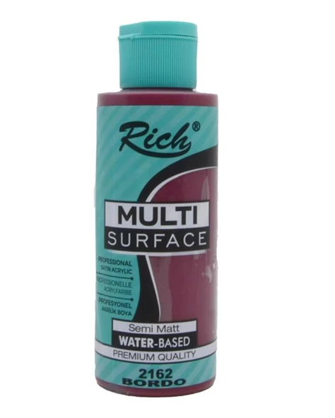 Rich Multi Surface Akrilik Boya Bordo 120cc