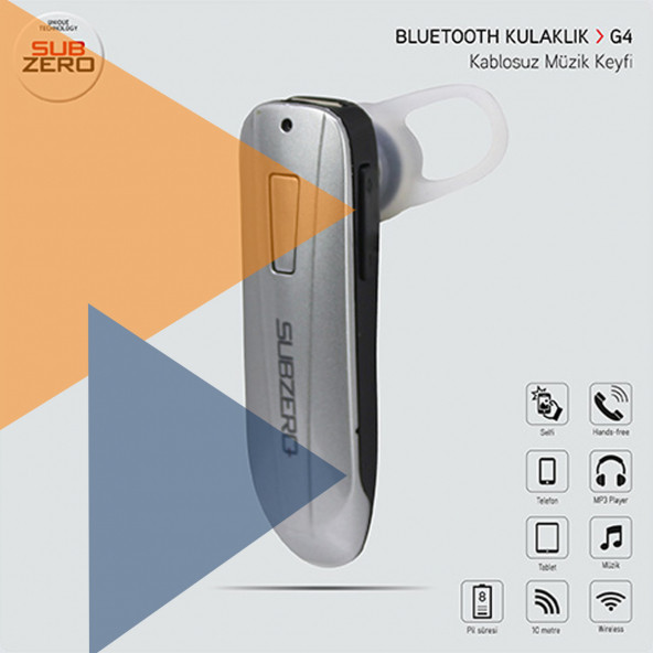 Subzero G4 Tekli Bluetooth Kulaklık - Resim 3