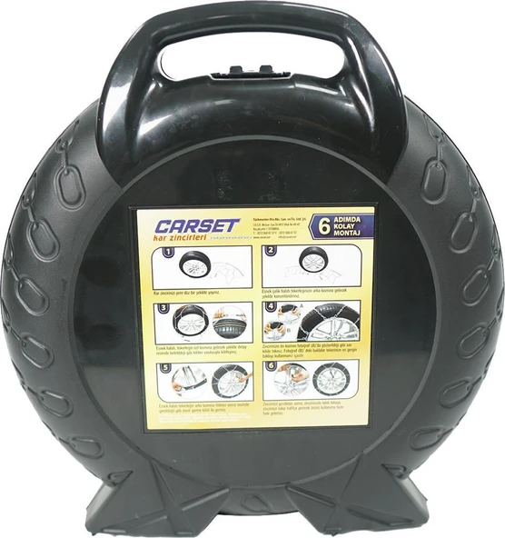 Carset 155R12 Grup:3 Seri X Takmatik Hafif Ticari Kar Zinciri (Paket İçeriği 2 adettir) ürün görseli