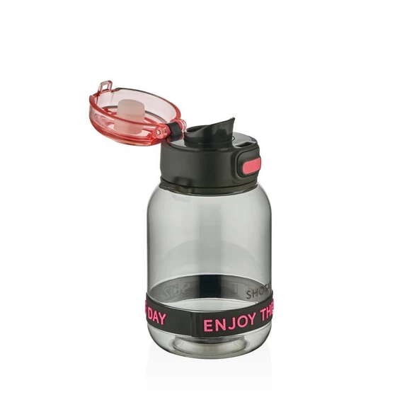 Shotay Lock Çocuk Su Matarası Tritan Siyah 700Ml - 2
