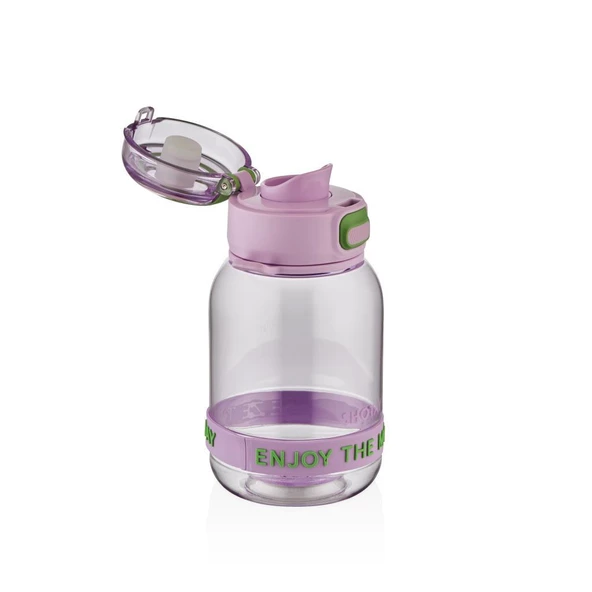 Shotay Lock Çocuk Su Matarası Tritan Mor 700Ml - 2