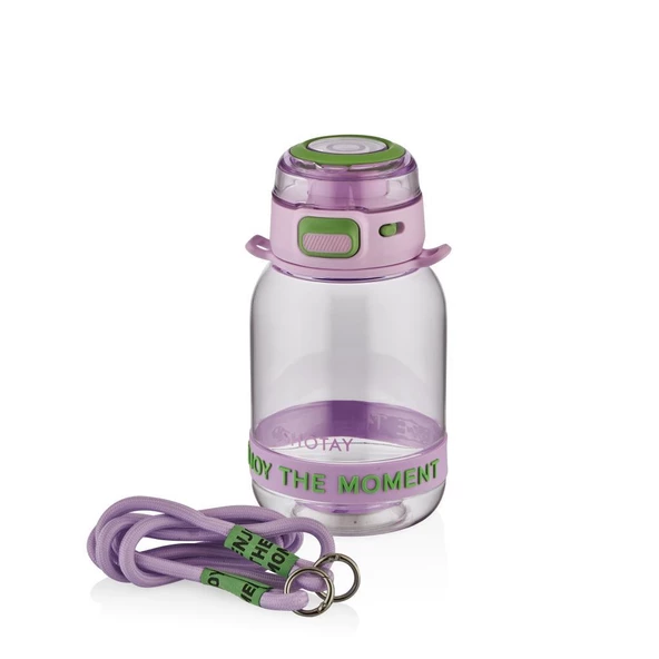 Shotay Lock Çocuk Su Matarası Tritan Mor 700Ml - 1
