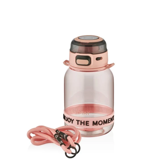 Shotay Lock Çocuk Su Matarası Tritan Pembe 700Ml - 1