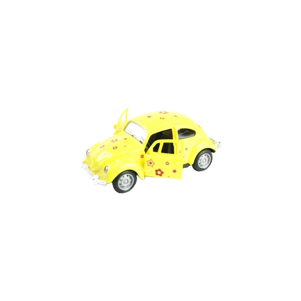 Vardem Sürtmeli Desenli Kaplumbağa Araba Vosvos 12 CM Oyuncak Araba - 3