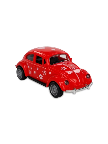 Vardem Sürtmeli Desenli Kaplumbağa Araba Vosvos 12 CM Oyuncak Araba