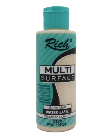Rich Multi Surface Akrilik Boya Fil Dişi 120cc