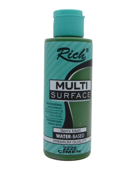 Rich Multi Surface Akrilik Boya Çimen 120cc