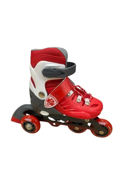 Profesyonel Paten Ayarlanabilir 2+2 ve 2+1+1 Işıklı Metal Gövde Çantalı Çocuk ve Yetişkin Pateni - 5