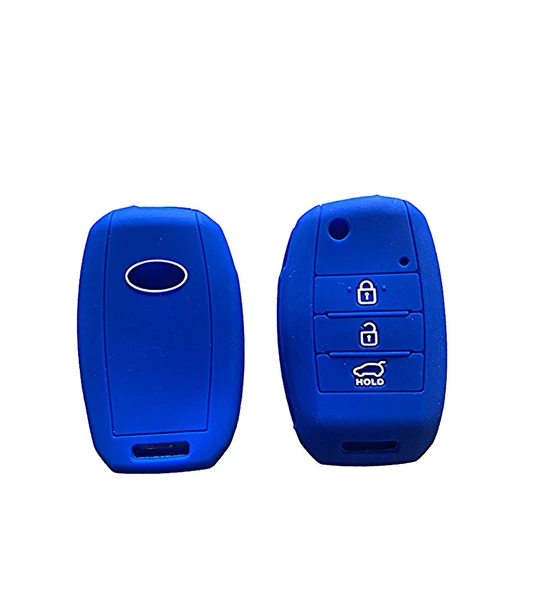 KİA RİO SPORTAGE CEED SORENTO SİLİKON ANAHTAR KILIF (MAVİ) ürün görseli