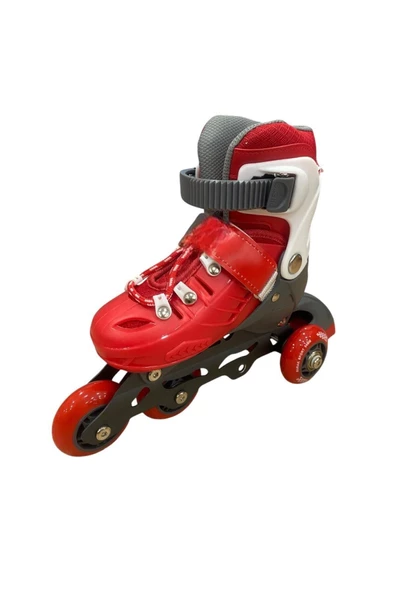 Profesyonel Paten Ayarlanabilir 2+2 ve 2+1+1 Işıklı Metal Gövde Çantalı Çocuk ve Yetişkin Pateni - 6