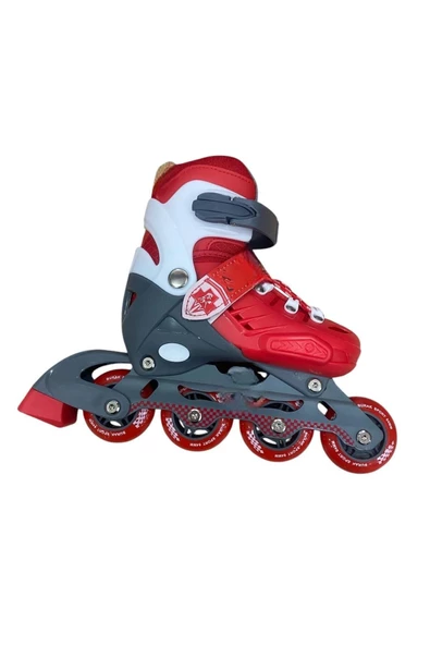 Profesyonel Paten Ayarlanabilir 2+2 ve 2+1+1 Işıklı Metal Gövde Çantalı Çocuk ve Yetişkin Pateni - 4